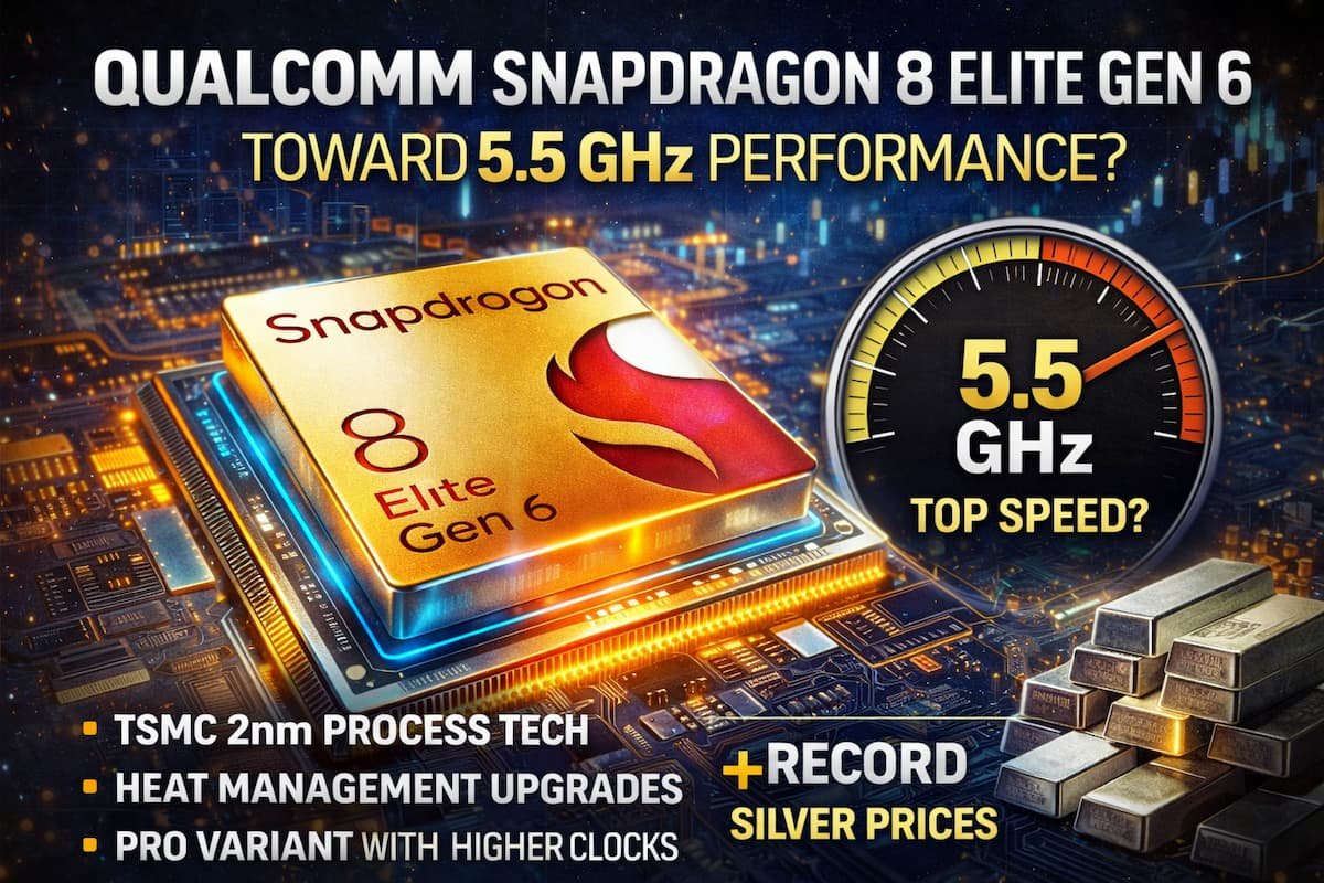 Qualcomm Snapdragon 8 Elite Gen 6: Toward 5.5 GHz Mobile Performance?